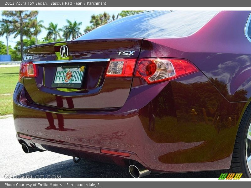 Basque Red Pearl / Parchment 2012 Acura TSX Sedan