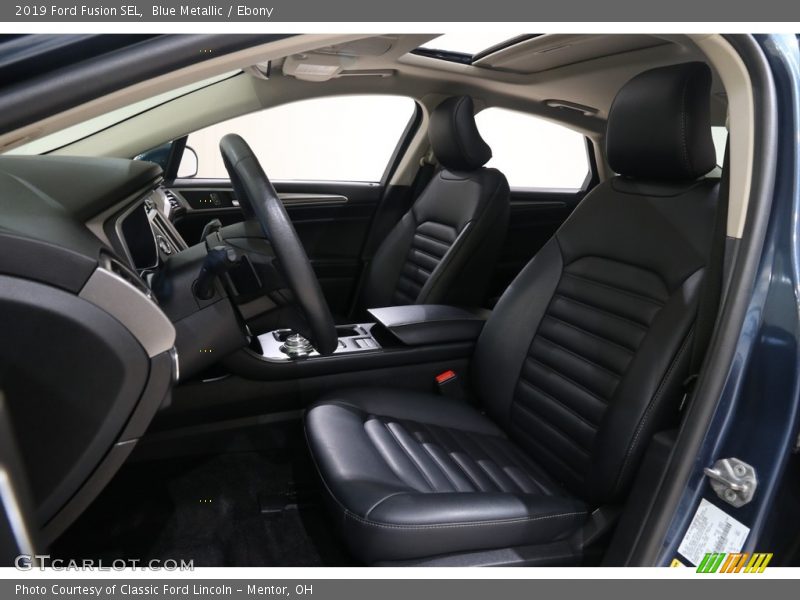 Blue Metallic / Ebony 2019 Ford Fusion SEL