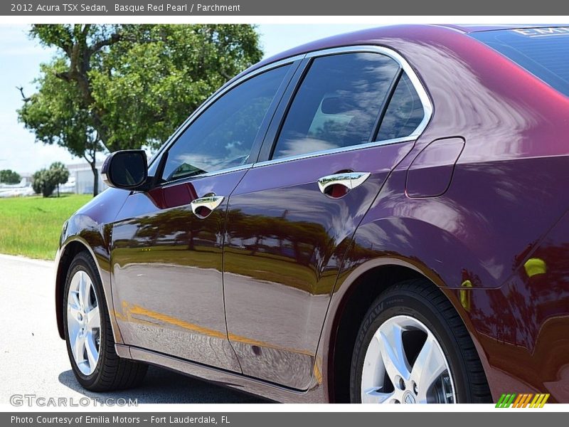 Basque Red Pearl / Parchment 2012 Acura TSX Sedan