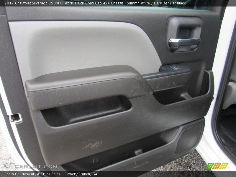 Summit White / Dark Ash/Jet Black 2017 Chevrolet Silverado 3500HD Work Truck Crew Cab 4x4 Chassis