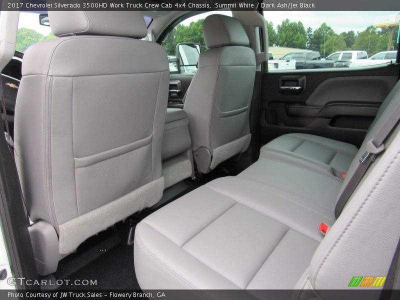 Rear Seat of 2017 Silverado 3500HD Work Truck Crew Cab 4x4 Chassis