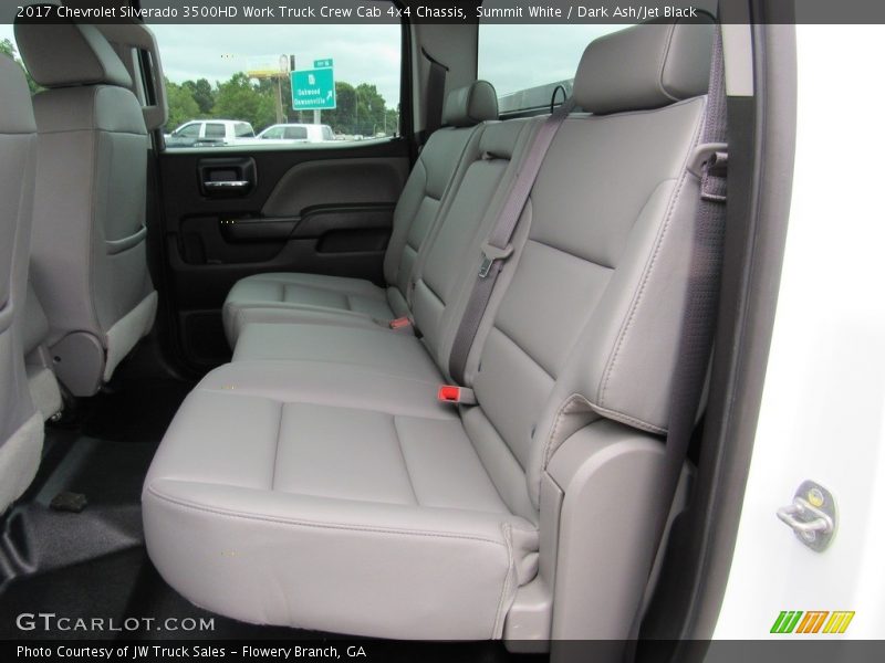Rear Seat of 2017 Silverado 3500HD Work Truck Crew Cab 4x4 Chassis