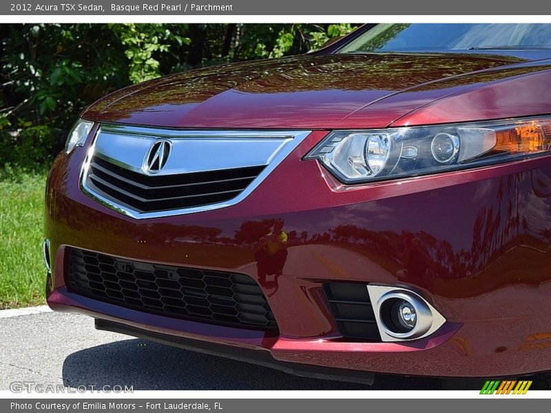 Basque Red Pearl / Parchment 2012 Acura TSX Sedan