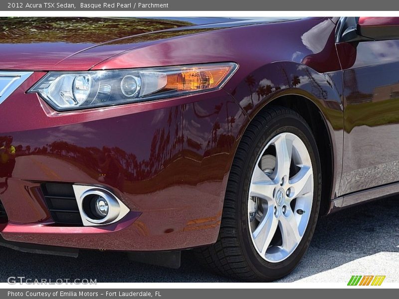Basque Red Pearl / Parchment 2012 Acura TSX Sedan