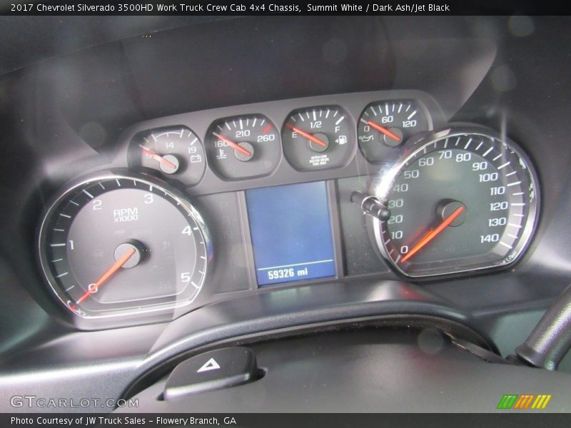  2017 Silverado 3500HD Work Truck Crew Cab 4x4 Chassis Work Truck Crew Cab 4x4 Chassis Gauges