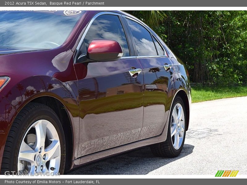 Basque Red Pearl / Parchment 2012 Acura TSX Sedan