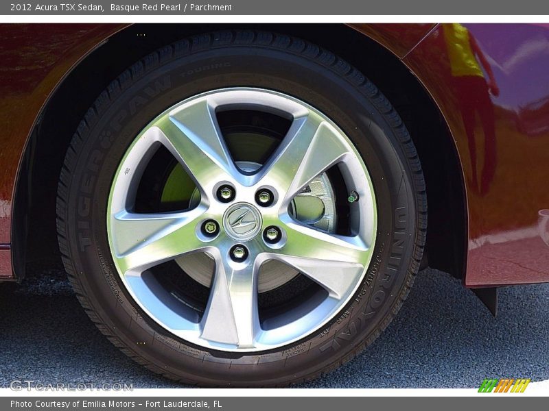 Basque Red Pearl / Parchment 2012 Acura TSX Sedan