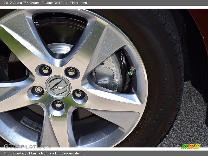 Basque Red Pearl / Parchment 2012 Acura TSX Sedan
