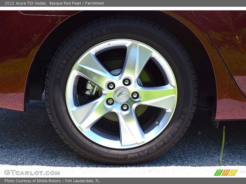 Basque Red Pearl / Parchment 2012 Acura TSX Sedan