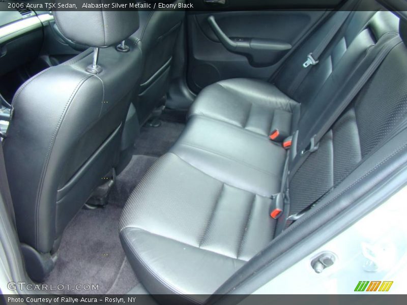 Alabaster Silver Metallic / Ebony Black 2006 Acura TSX Sedan