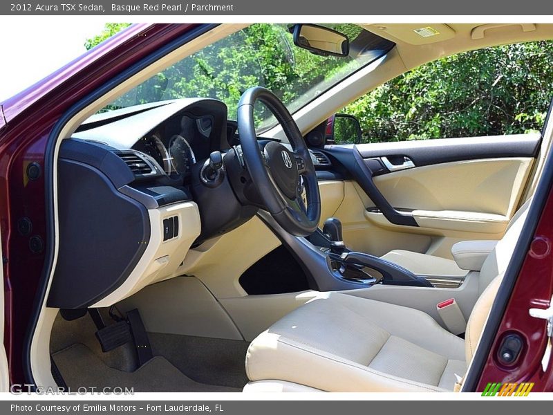 Basque Red Pearl / Parchment 2012 Acura TSX Sedan