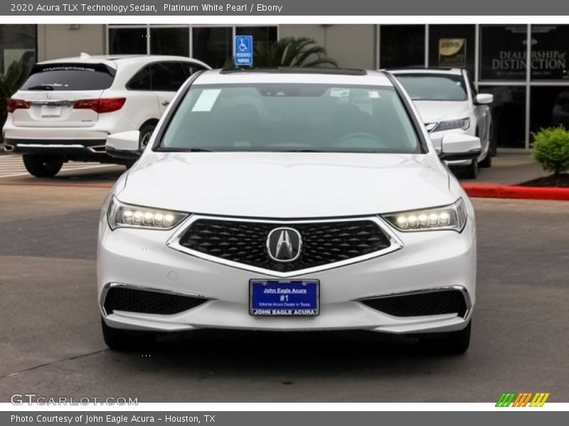 Platinum White Pearl / Ebony 2020 Acura TLX Technology Sedan