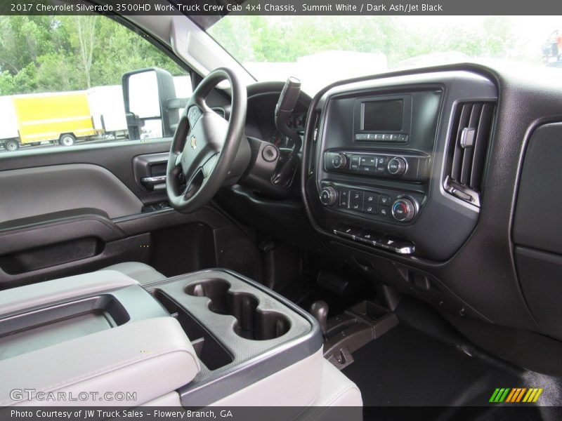 Summit White / Dark Ash/Jet Black 2017 Chevrolet Silverado 3500HD Work Truck Crew Cab 4x4 Chassis