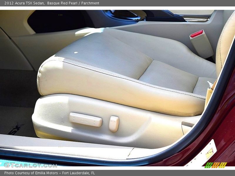 Basque Red Pearl / Parchment 2012 Acura TSX Sedan