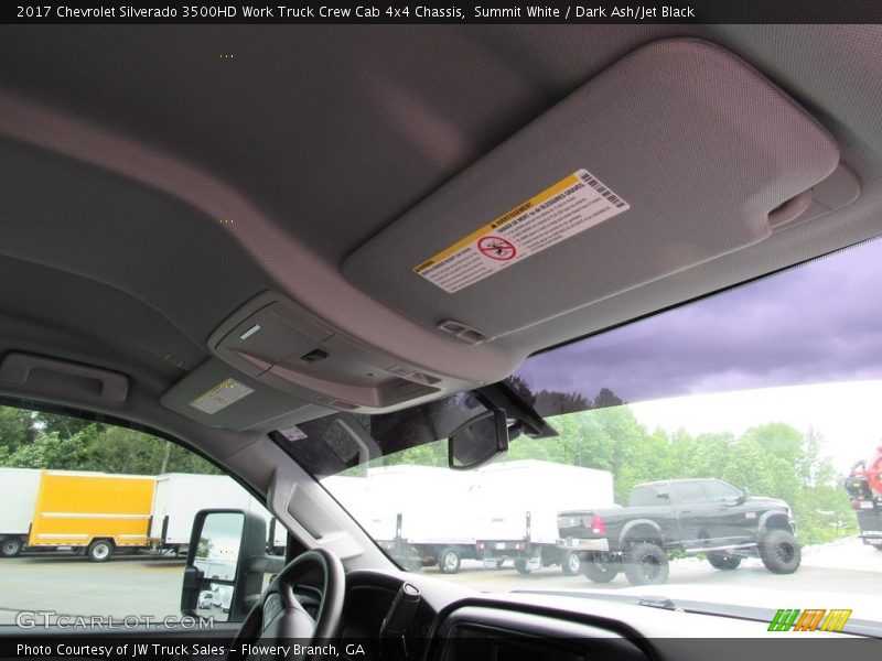 Summit White / Dark Ash/Jet Black 2017 Chevrolet Silverado 3500HD Work Truck Crew Cab 4x4 Chassis