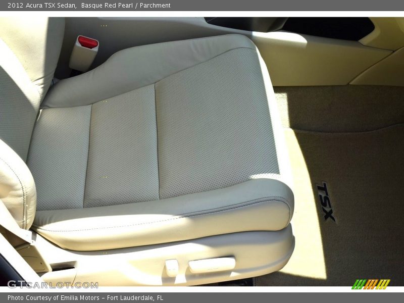 Basque Red Pearl / Parchment 2012 Acura TSX Sedan