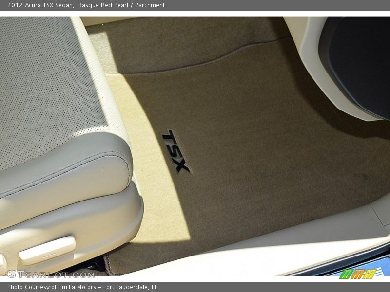 Basque Red Pearl / Parchment 2012 Acura TSX Sedan