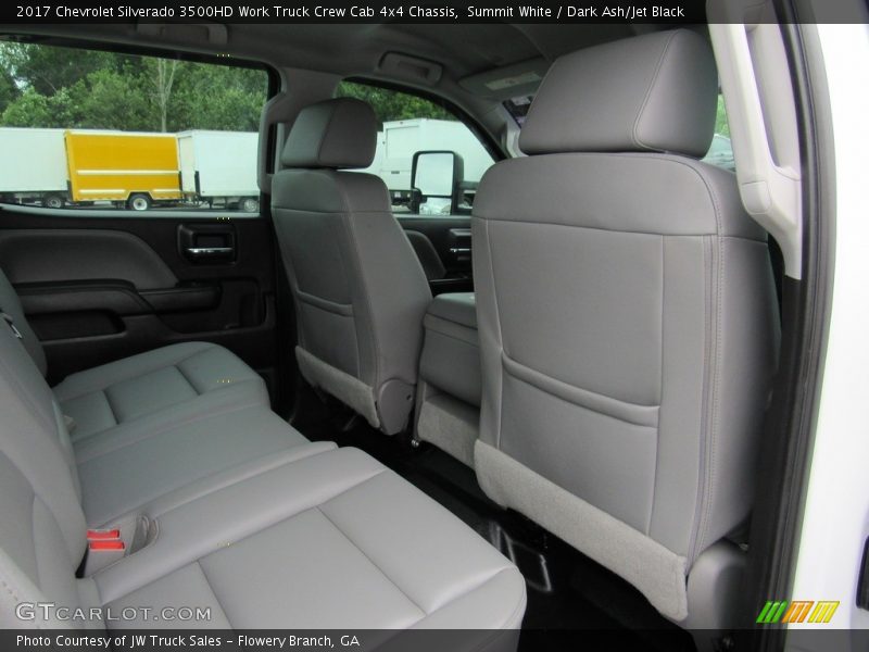 Rear Seat of 2017 Silverado 3500HD Work Truck Crew Cab 4x4 Chassis