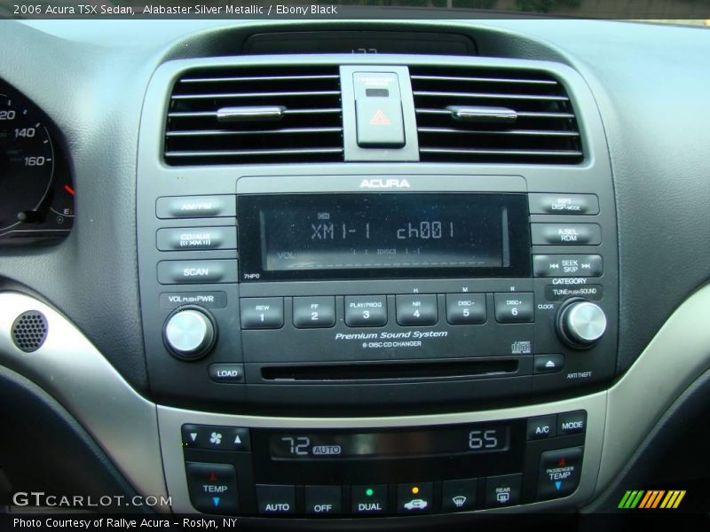 Alabaster Silver Metallic / Ebony Black 2006 Acura TSX Sedan