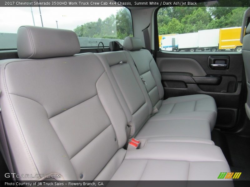 Rear Seat of 2017 Silverado 3500HD Work Truck Crew Cab 4x4 Chassis