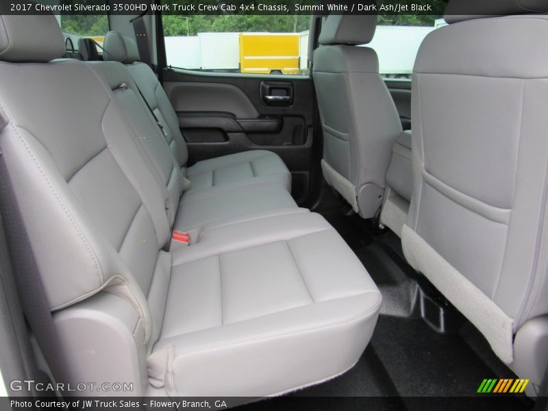 Rear Seat of 2017 Silverado 3500HD Work Truck Crew Cab 4x4 Chassis