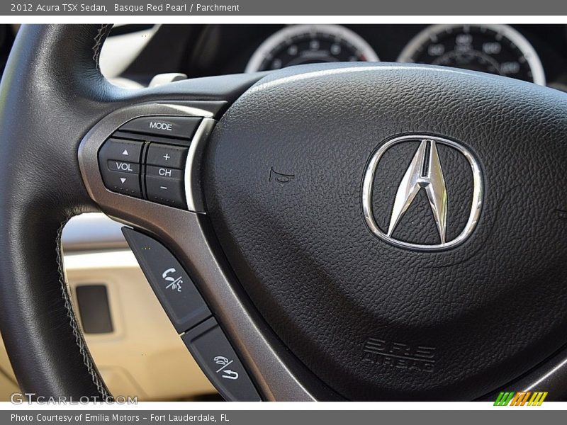 Basque Red Pearl / Parchment 2012 Acura TSX Sedan