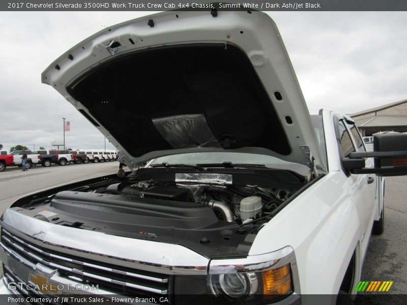 Summit White / Dark Ash/Jet Black 2017 Chevrolet Silverado 3500HD Work Truck Crew Cab 4x4 Chassis