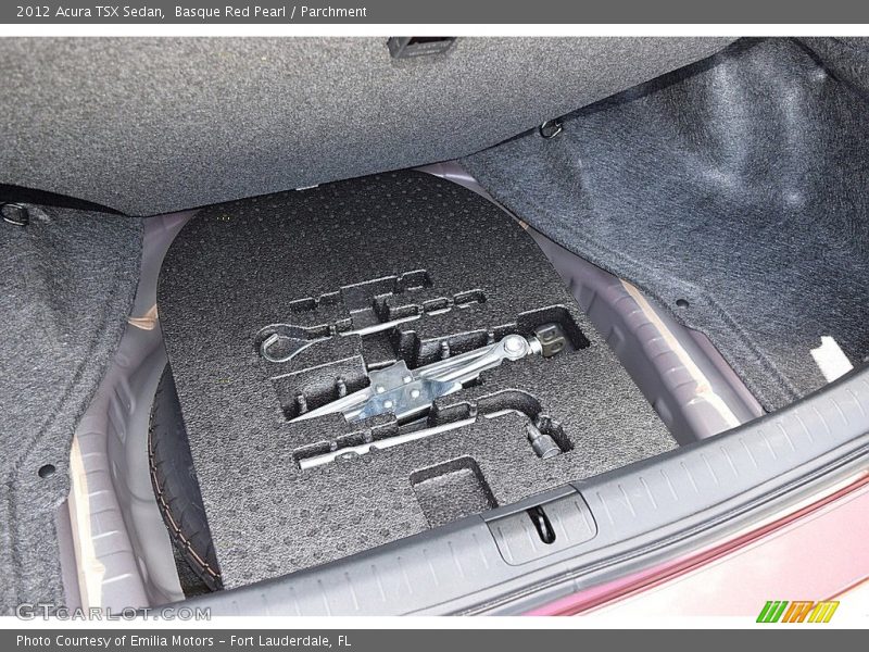 Basque Red Pearl / Parchment 2012 Acura TSX Sedan