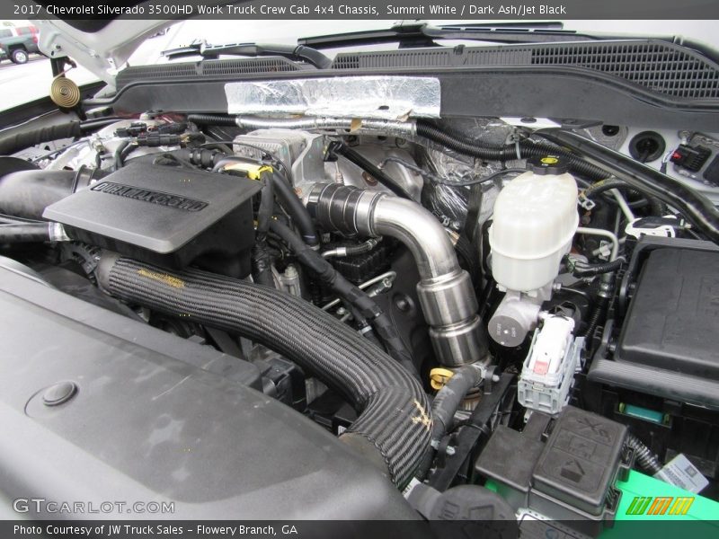  2017 Silverado 3500HD Work Truck Crew Cab 4x4 Chassis Engine - 6.6 Liter OHV 32-Valve Duramax Turbo-Diesel V8