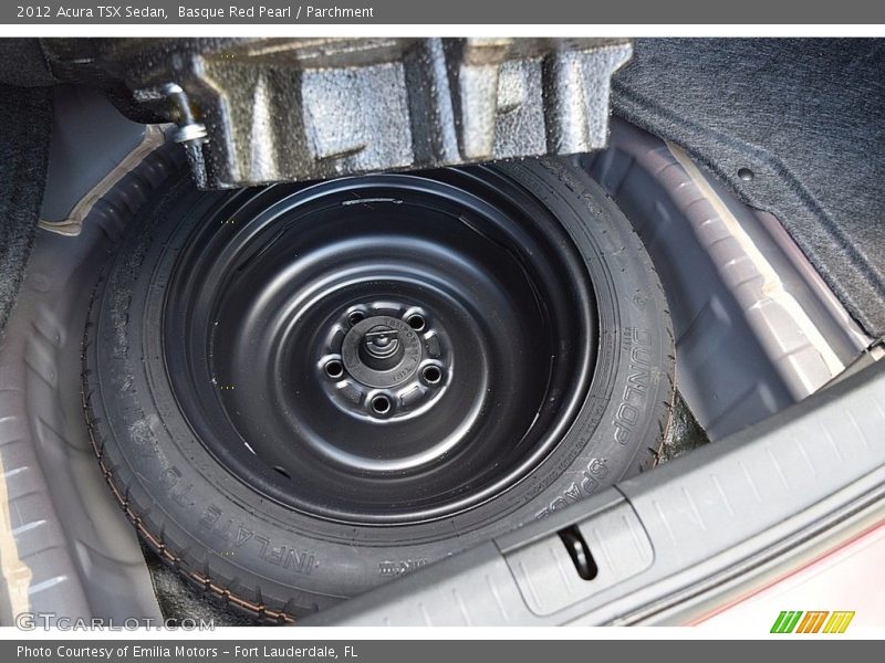 Basque Red Pearl / Parchment 2012 Acura TSX Sedan