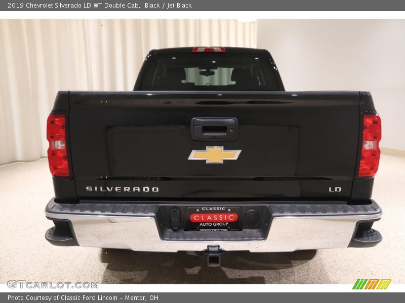 Black / Jet Black 2019 Chevrolet Silverado LD WT Double Cab
