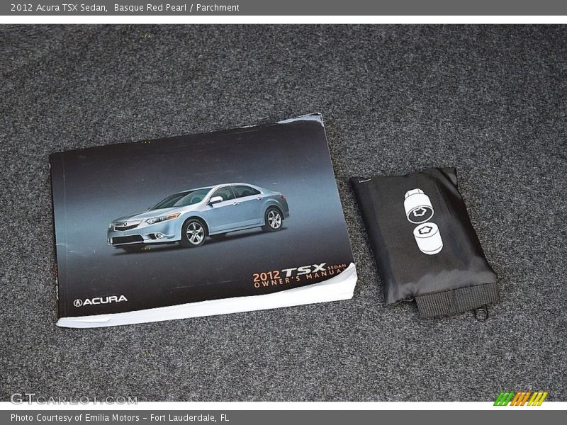 Basque Red Pearl / Parchment 2012 Acura TSX Sedan