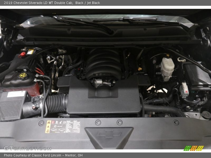 Black / Jet Black 2019 Chevrolet Silverado LD WT Double Cab
