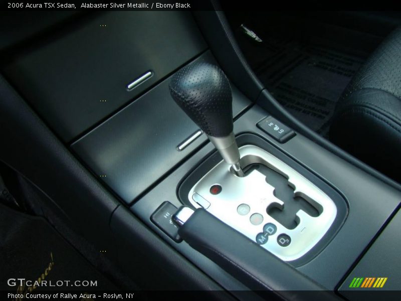 Alabaster Silver Metallic / Ebony Black 2006 Acura TSX Sedan