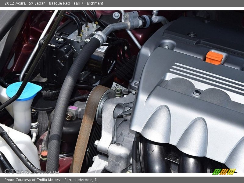 Basque Red Pearl / Parchment 2012 Acura TSX Sedan