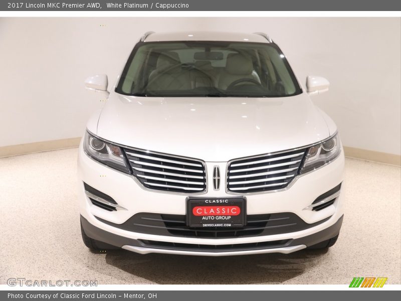 White Platinum / Cappuccino 2017 Lincoln MKC Premier AWD