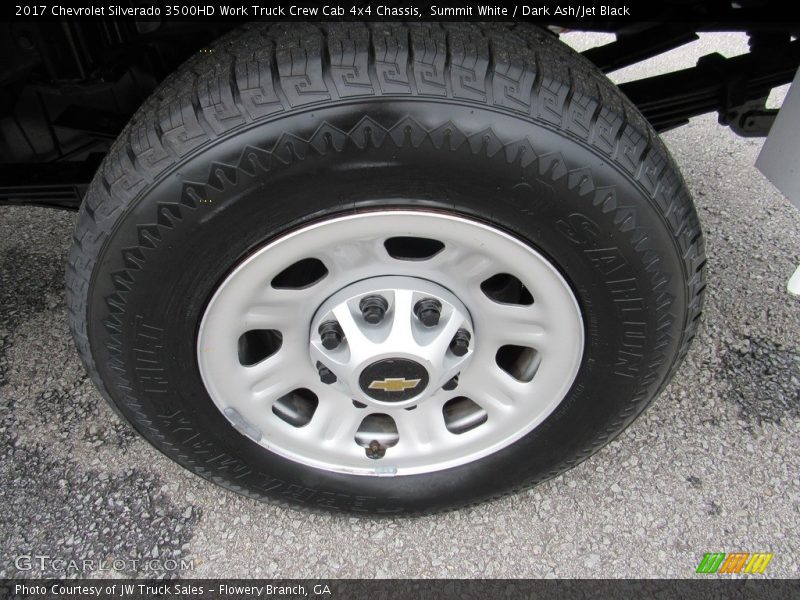  2017 Silverado 3500HD Work Truck Crew Cab 4x4 Chassis Wheel