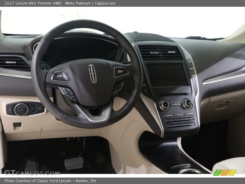 White Platinum / Cappuccino 2017 Lincoln MKC Premier AWD
