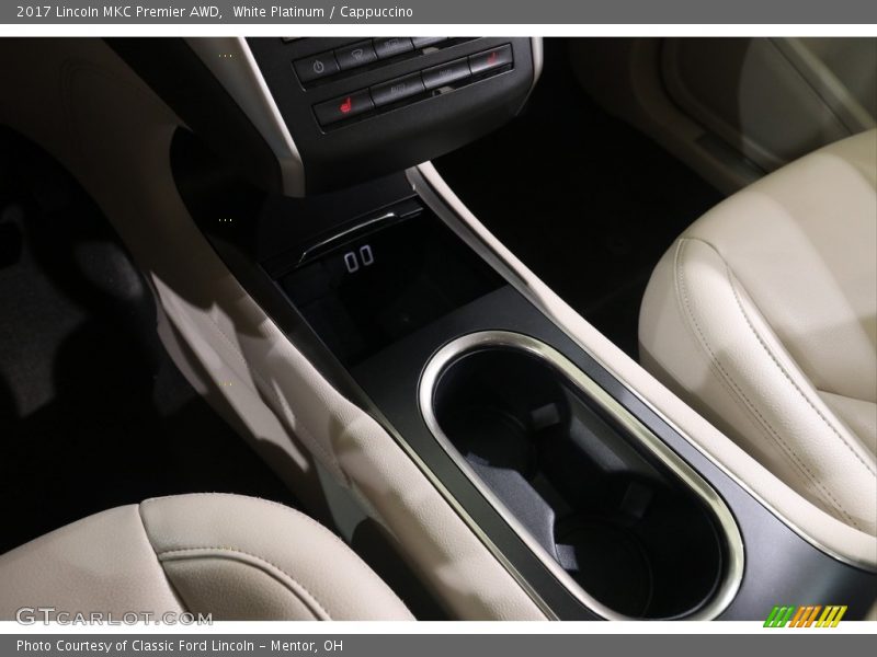 White Platinum / Cappuccino 2017 Lincoln MKC Premier AWD