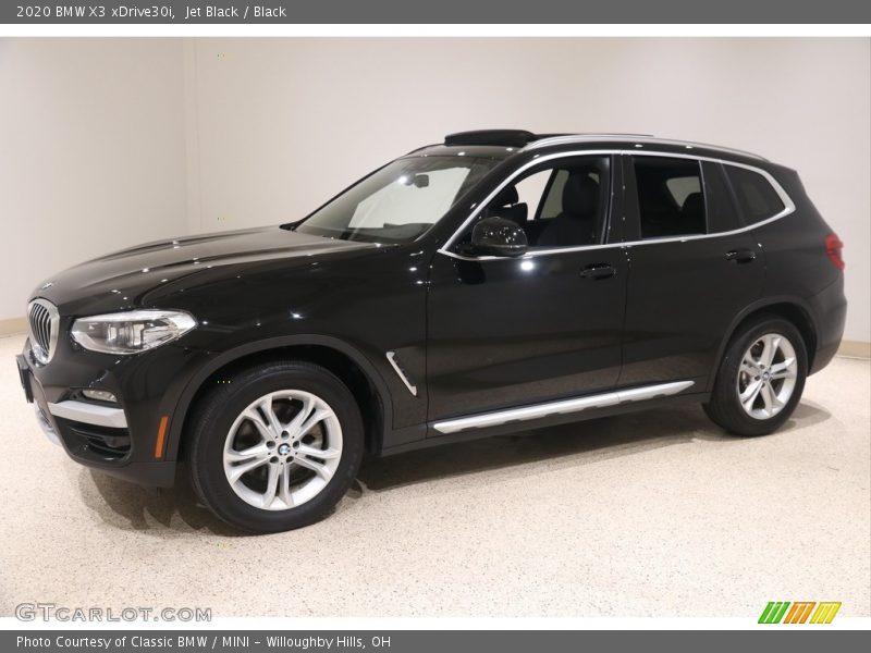 Jet Black / Black 2020 BMW X3 xDrive30i