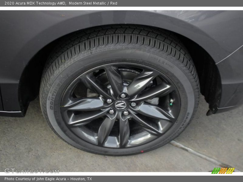 Modern Steel Metallic / Red 2020 Acura MDX Technology AWD