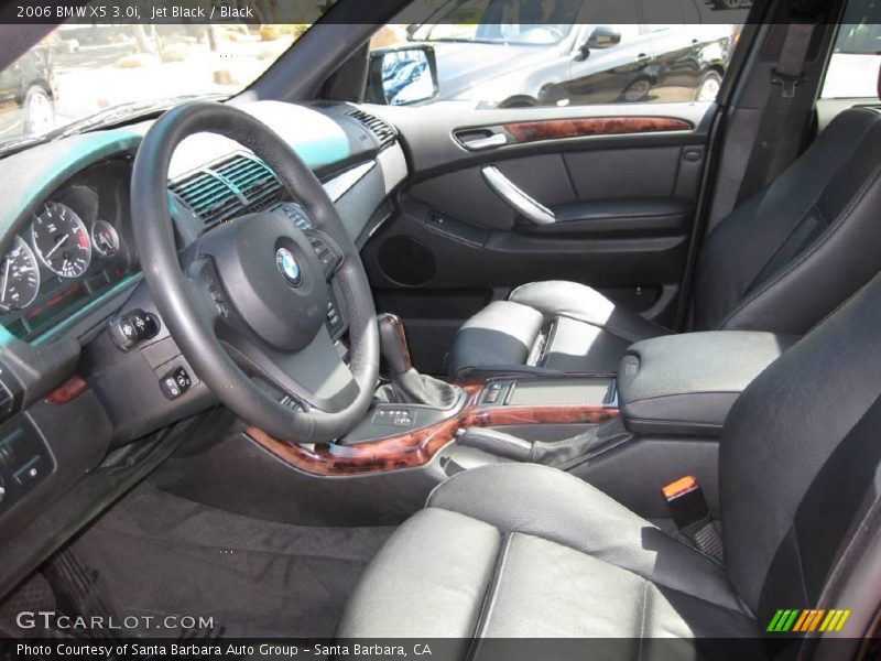 Jet Black / Black 2006 BMW X5 3.0i