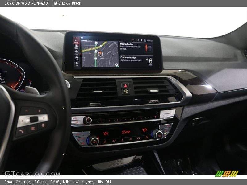 Jet Black / Black 2020 BMW X3 xDrive30i