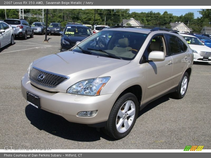 Savannah Beige Metallic / Ivory 2007 Lexus RX 350 AWD