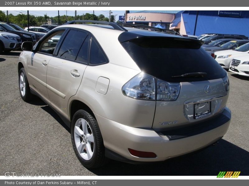 Savannah Beige Metallic / Ivory 2007 Lexus RX 350 AWD