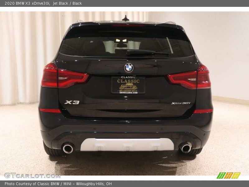 Jet Black / Black 2020 BMW X3 xDrive30i