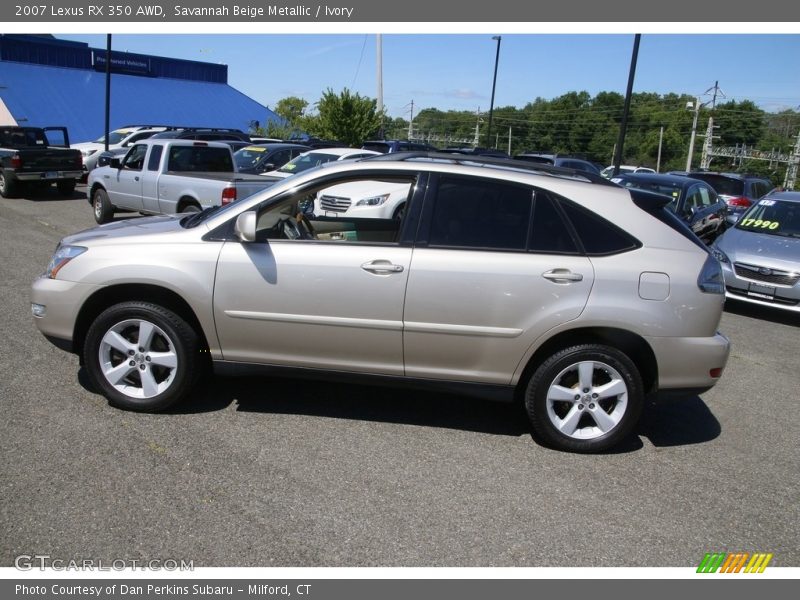 Savannah Beige Metallic / Ivory 2007 Lexus RX 350 AWD