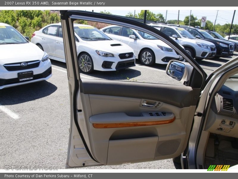 Savannah Beige Metallic / Ivory 2007 Lexus RX 350 AWD