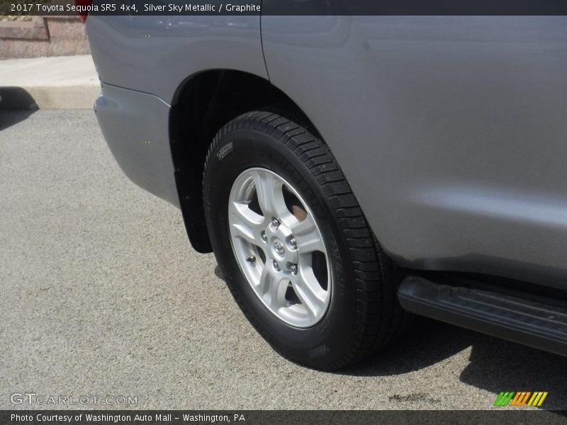 Silver Sky Metallic / Graphite 2017 Toyota Sequoia SR5 4x4