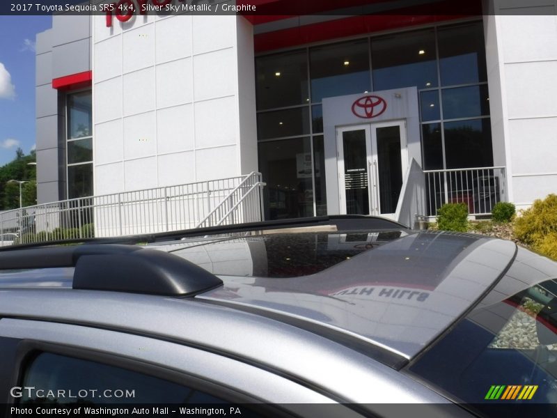 Silver Sky Metallic / Graphite 2017 Toyota Sequoia SR5 4x4